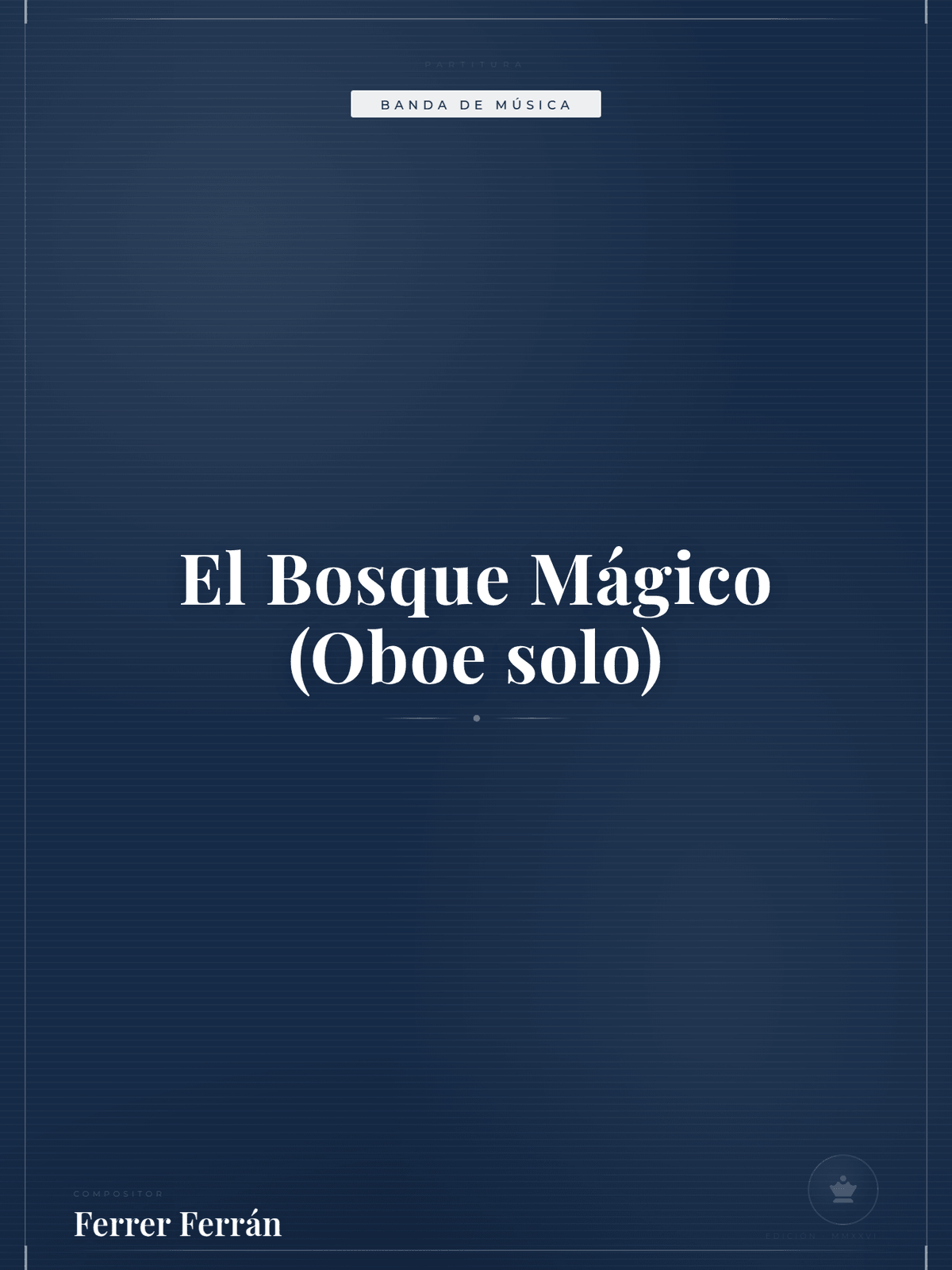 Portada de El Bosque Mágico (Oboe solo)