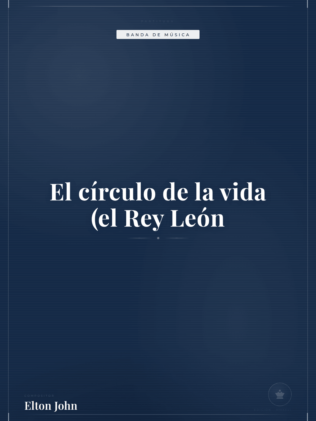 Portada de El círculo de la vida (el Rey León