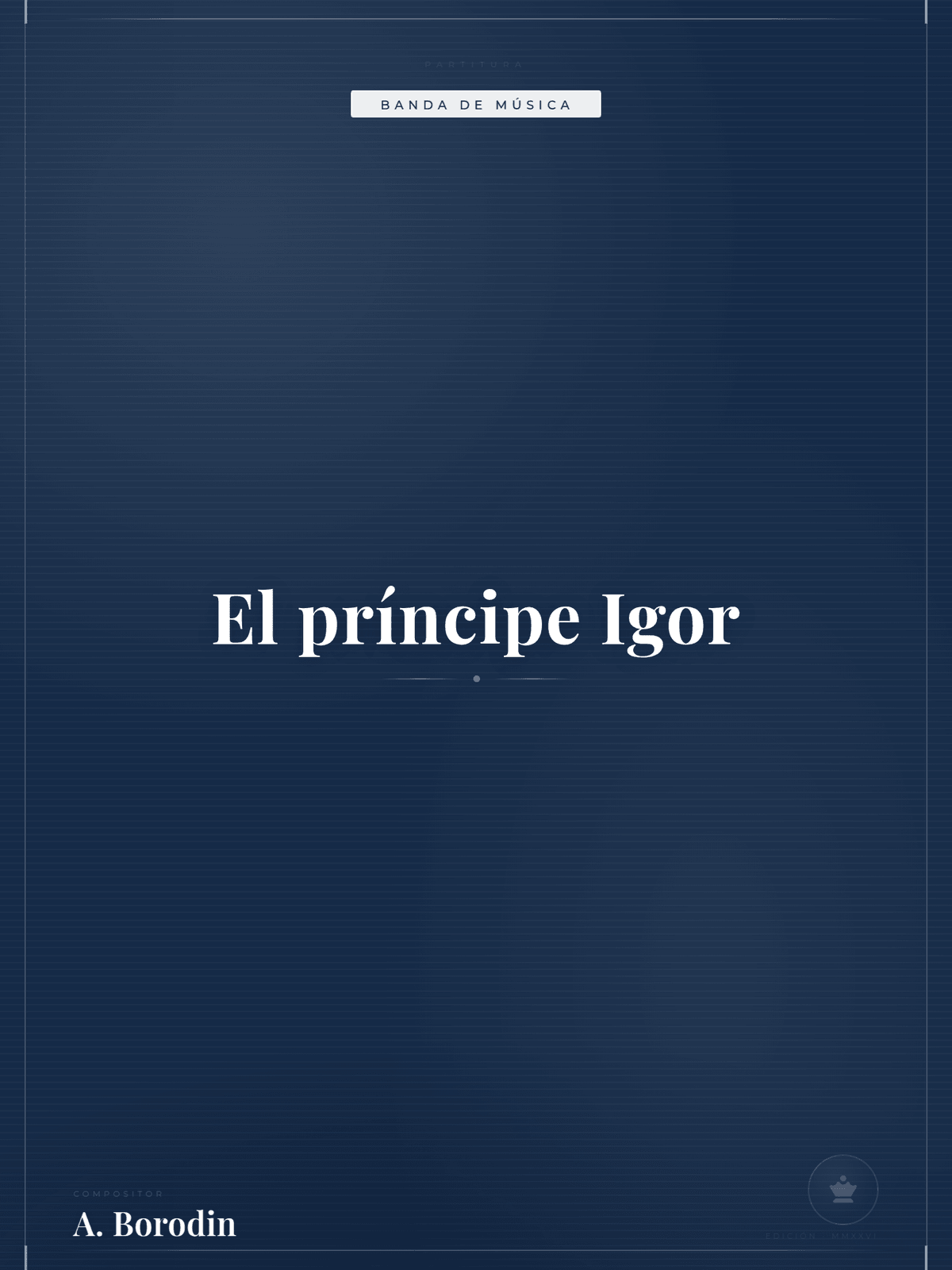 Portada de El príncipe Igor