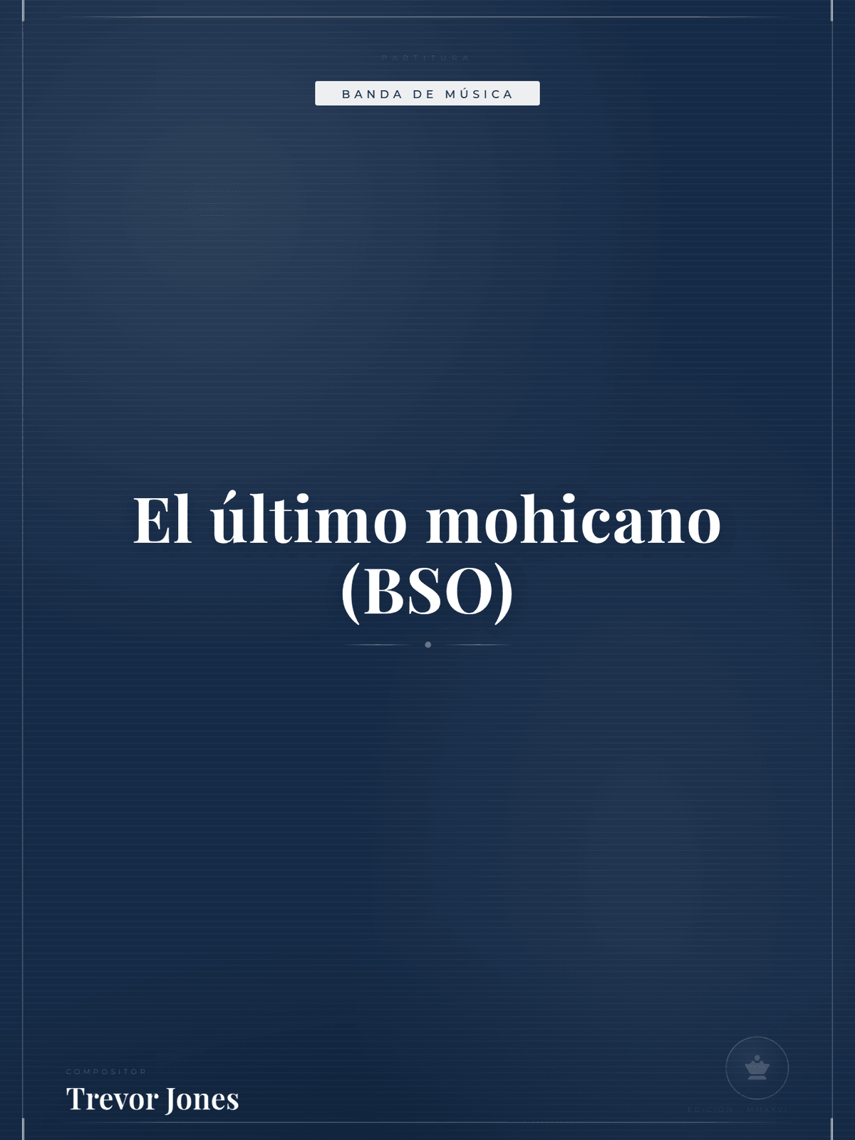 Portada de El último mohicano (BSO)