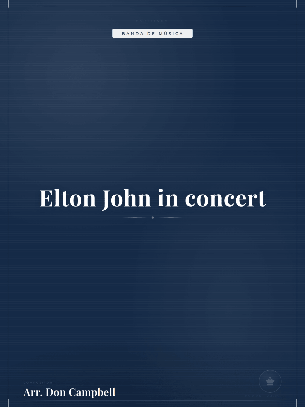 Portada de Elton John in concert