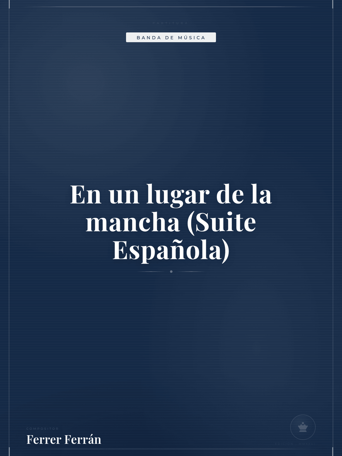 Portada de En un lugar de la mancha (Suite Española)