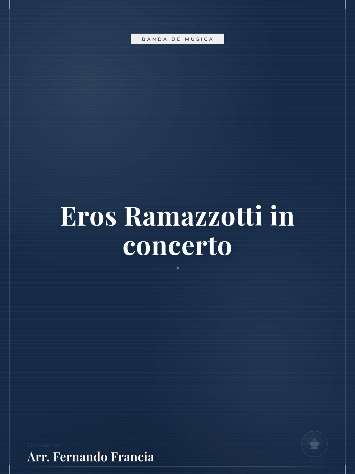 Portada de Eros Ramazzotti in concerto