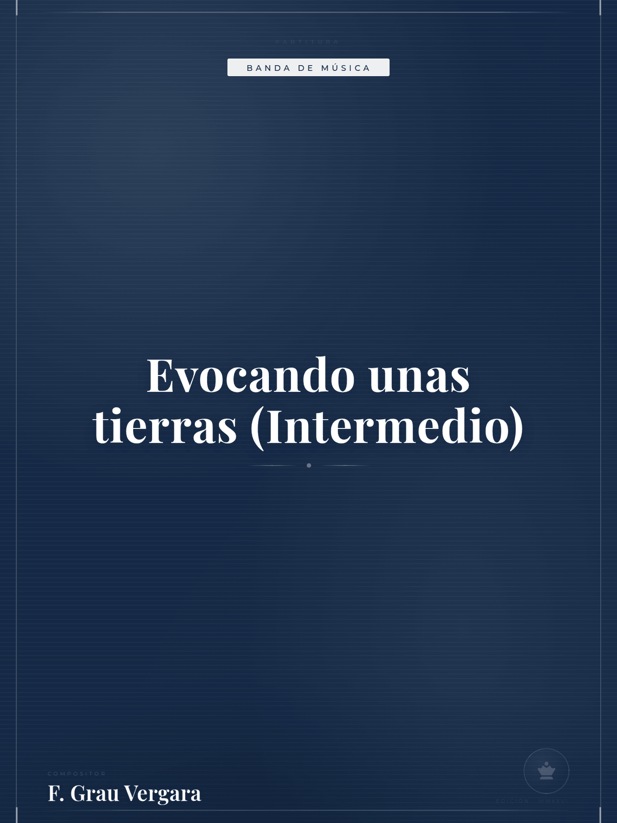 Portada de Evocando unas tierras (Intermedio)