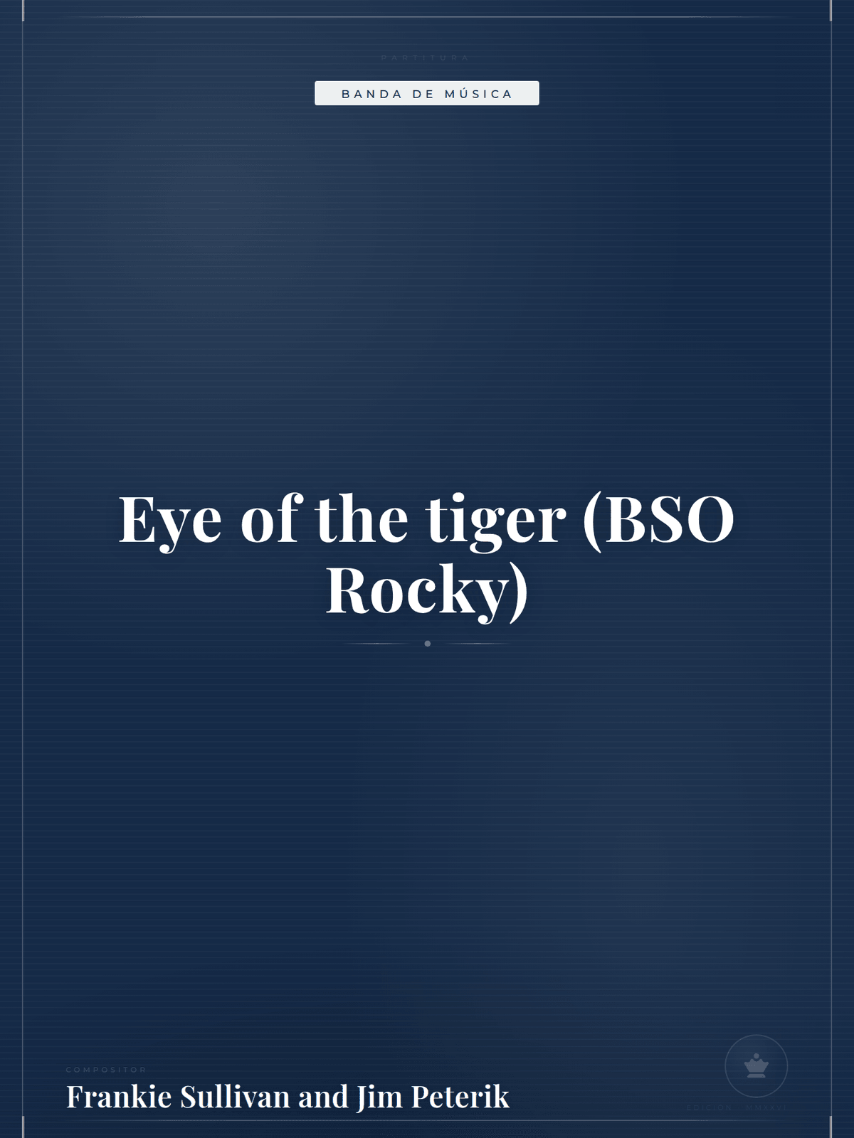 Portada de Eye of the tiger (BSO Rocky)