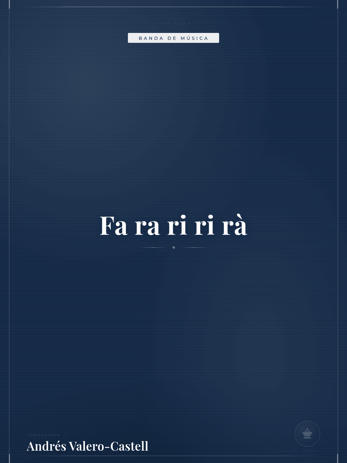Portada de Fa ra ri ri rà