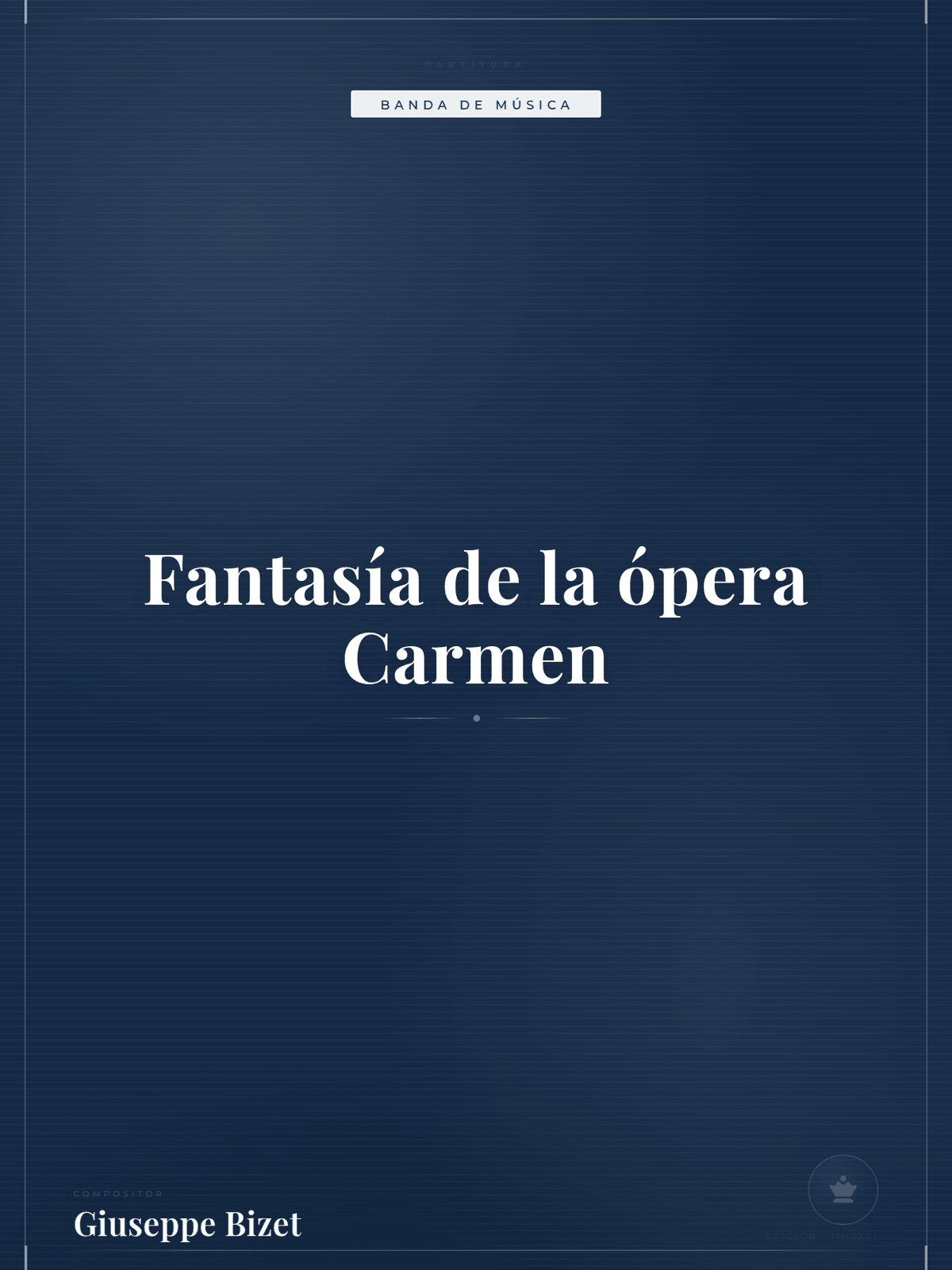 Portada de Fantasía de la ópera Carmen