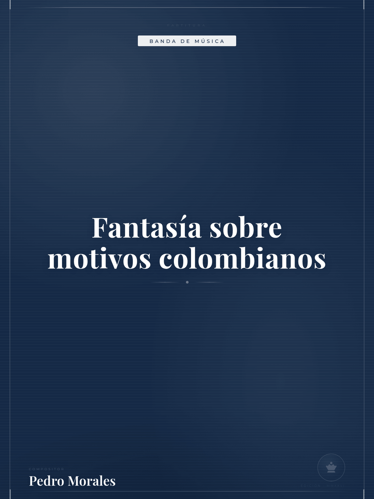 Portada de Fantasía sobre motivos colombianos