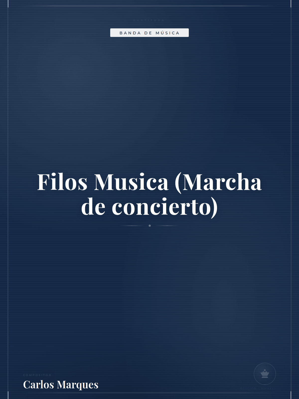Portada de Filos Musica (Marcha de concierto)