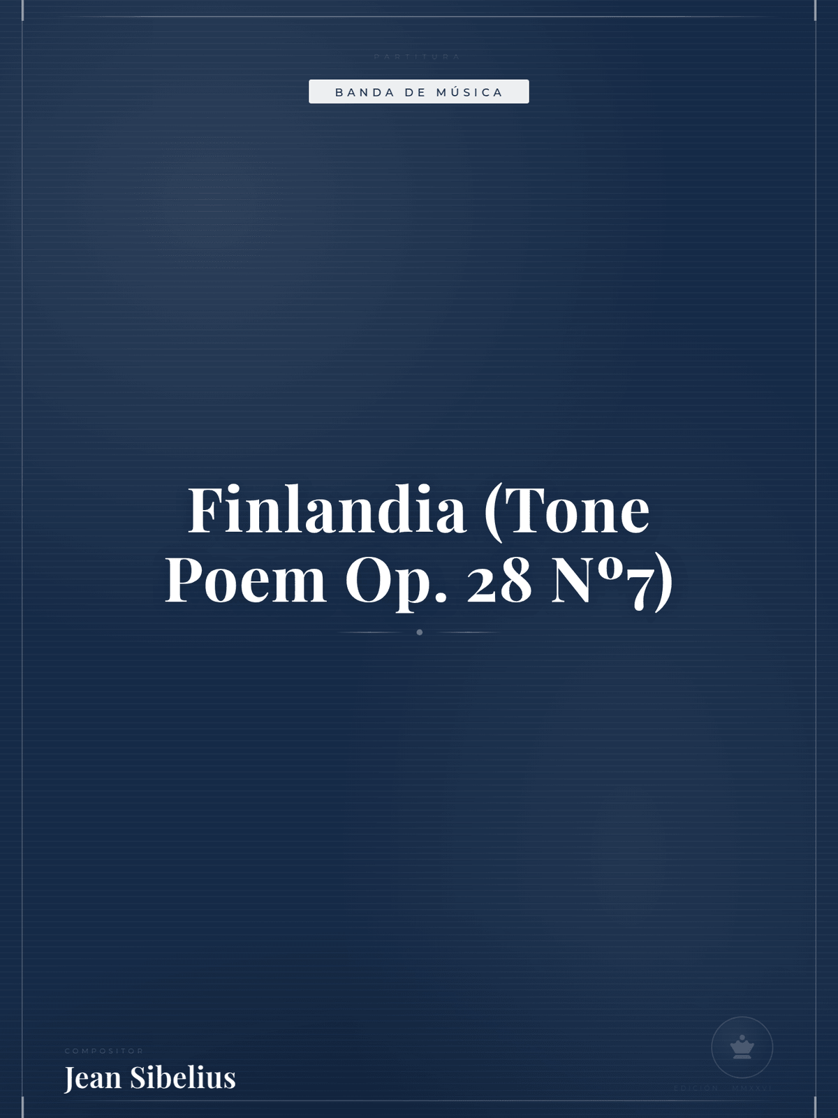 Portada de Finlandia (Tone Poem Op. 28 Nº7)