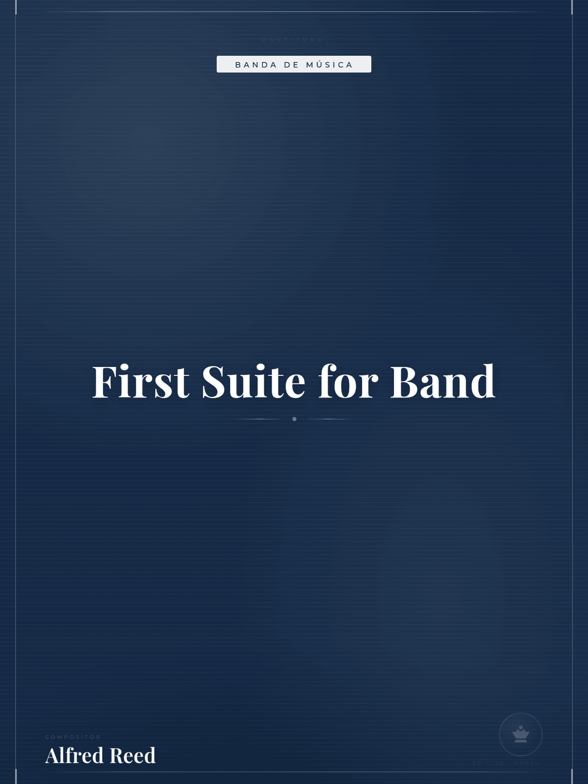 Portada de First Suite for Band