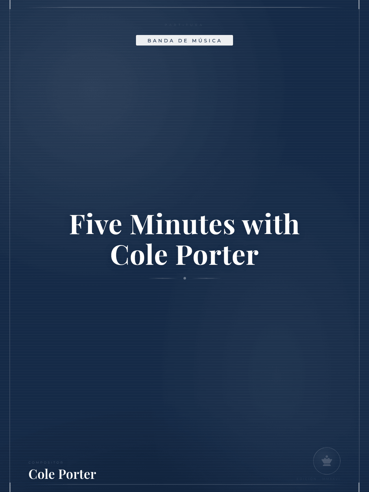 Portada de Five Minutes with Cole Porter