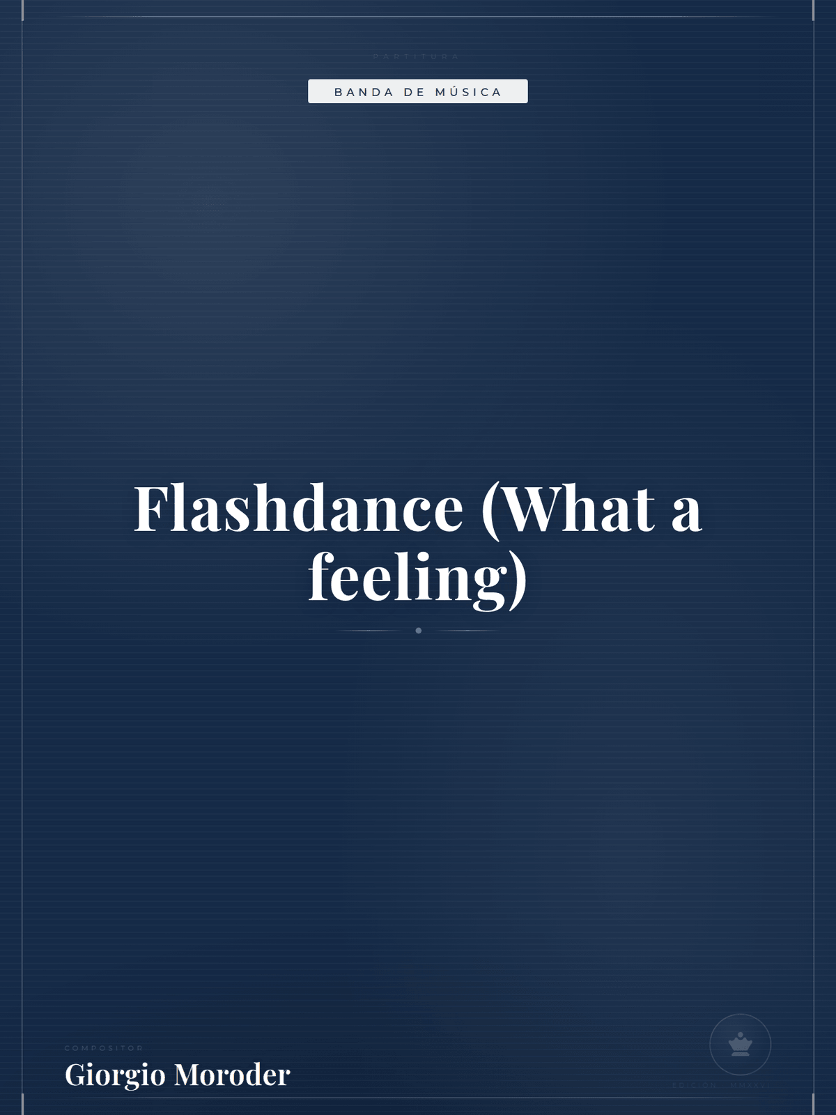 Portada de Flashdance (What a feeling)