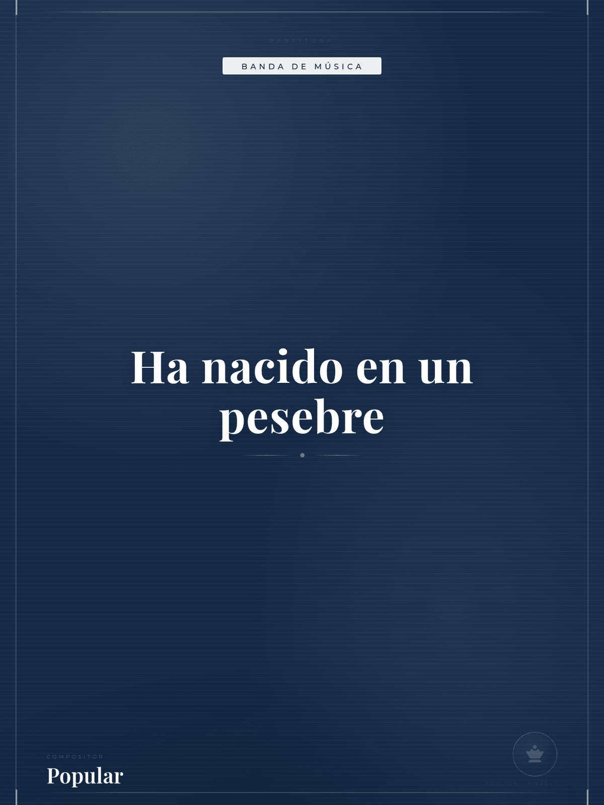 Portada de Ha nacido en un pesebre