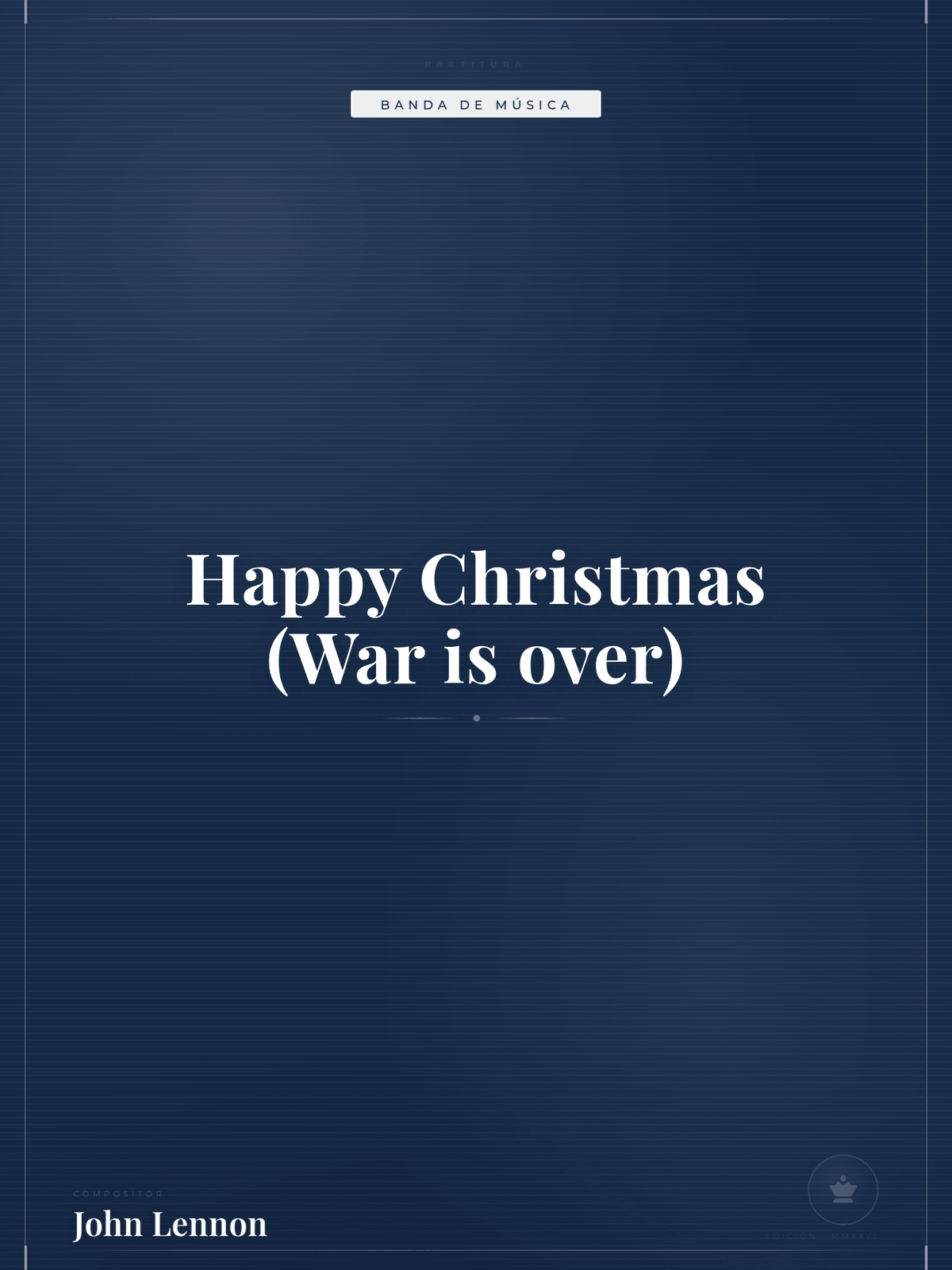 Portada de Happy Christmas (War is over)