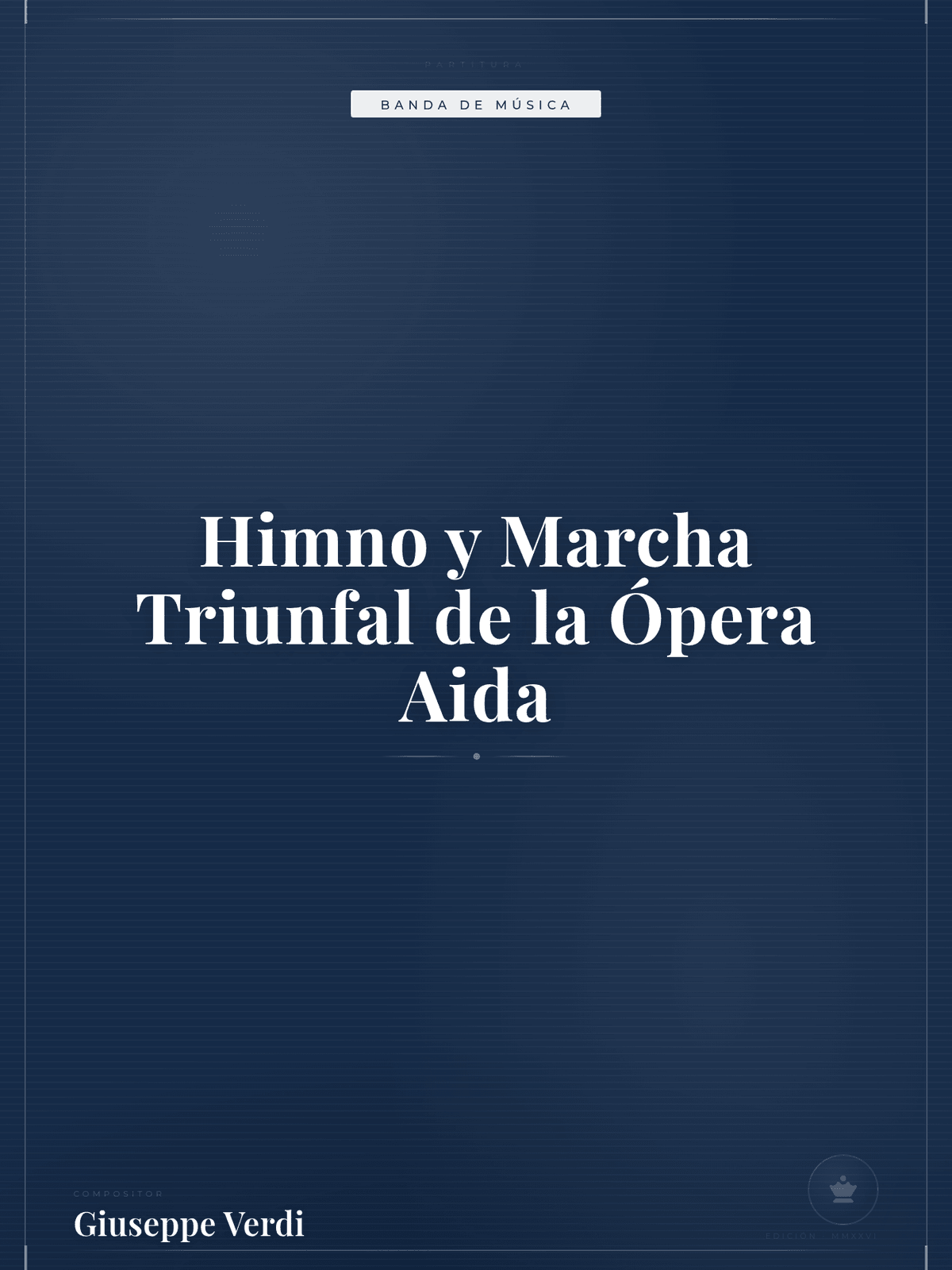 Portada de Himno y Marcha Triunfal de la Ópera Aida