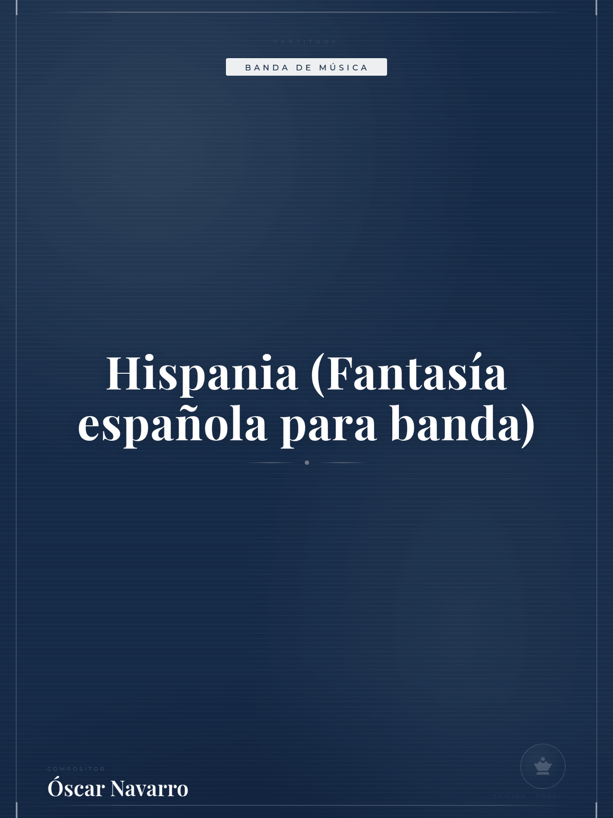 Portada de Hispania (Fantasía española para banda)