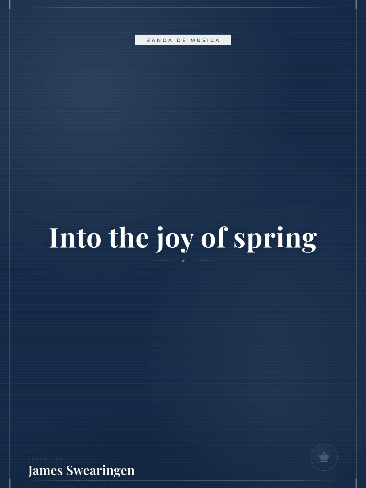 Portada de Into the joy of spring