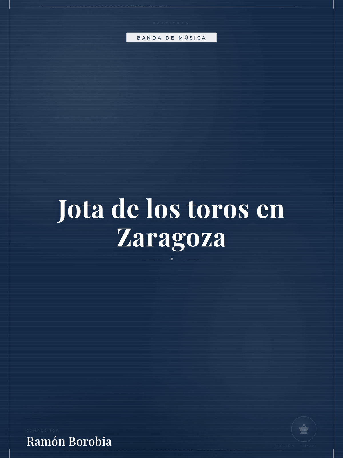 Portada de Jota de los toros en Zaragoza