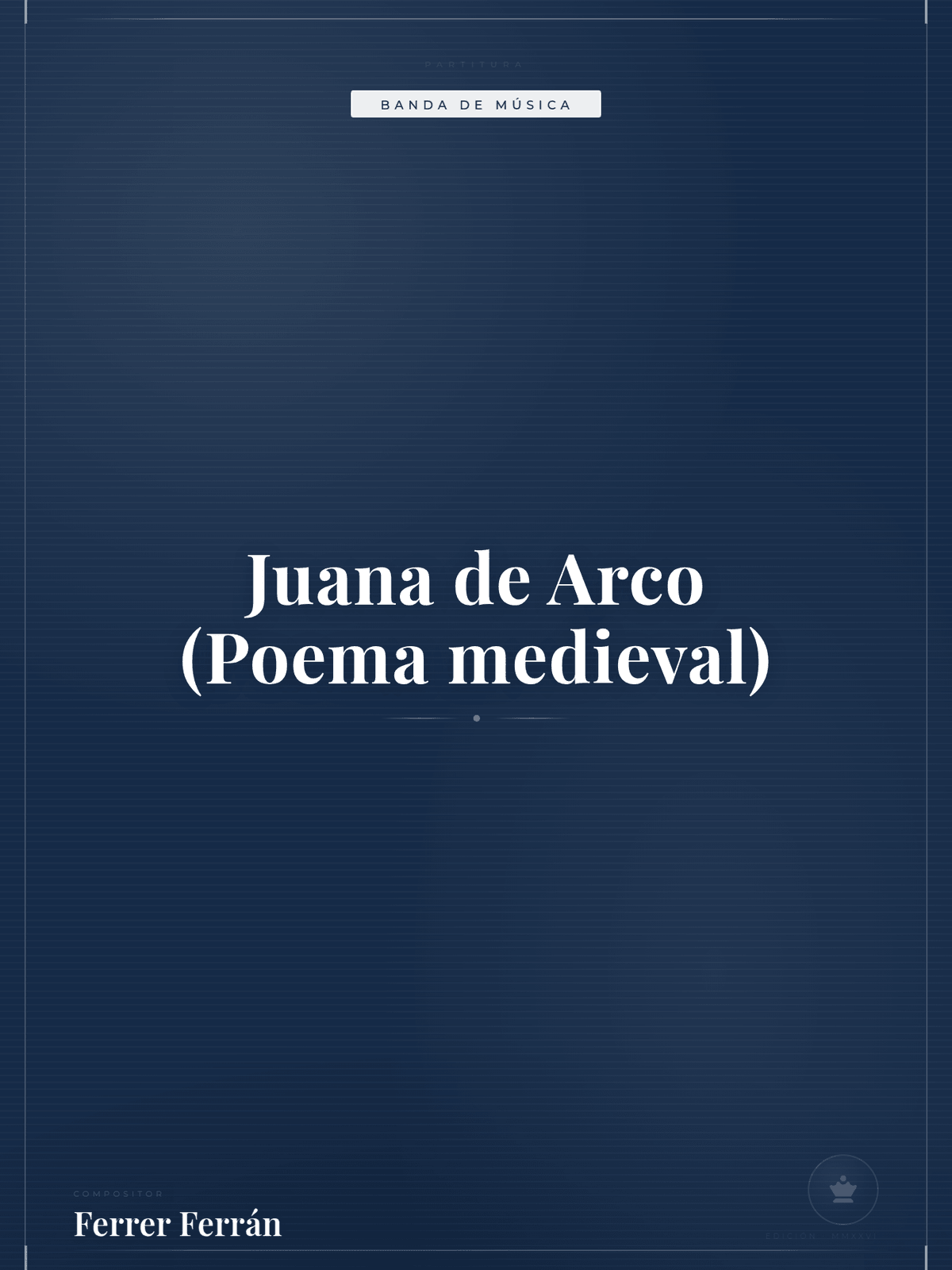 Portada de Juana de Arco (Poema medieval)