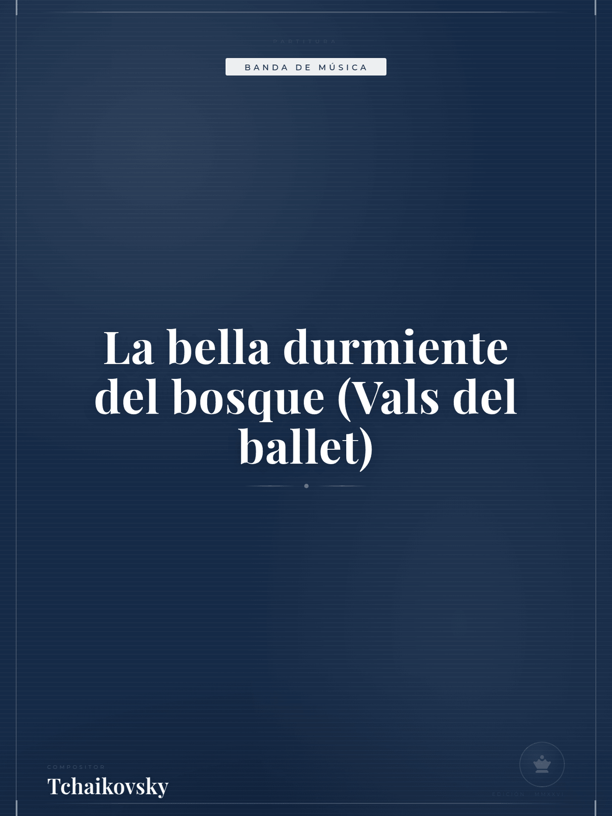 Portada de La bella durmiente del bosque (Vals del ballet)