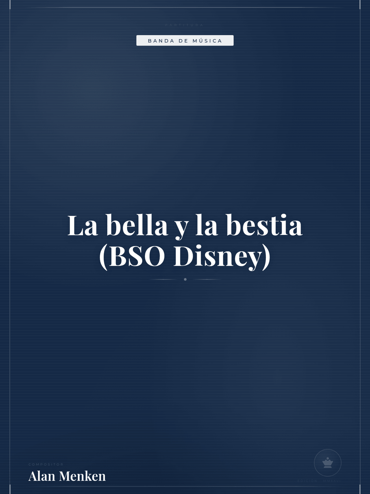 Portada de La bella y la bestia (BSO Disney)