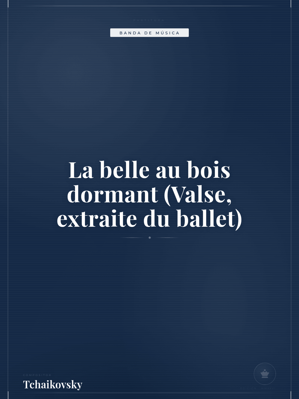 Portada de La belle au bois dormant (Valse, extraite du ballet)