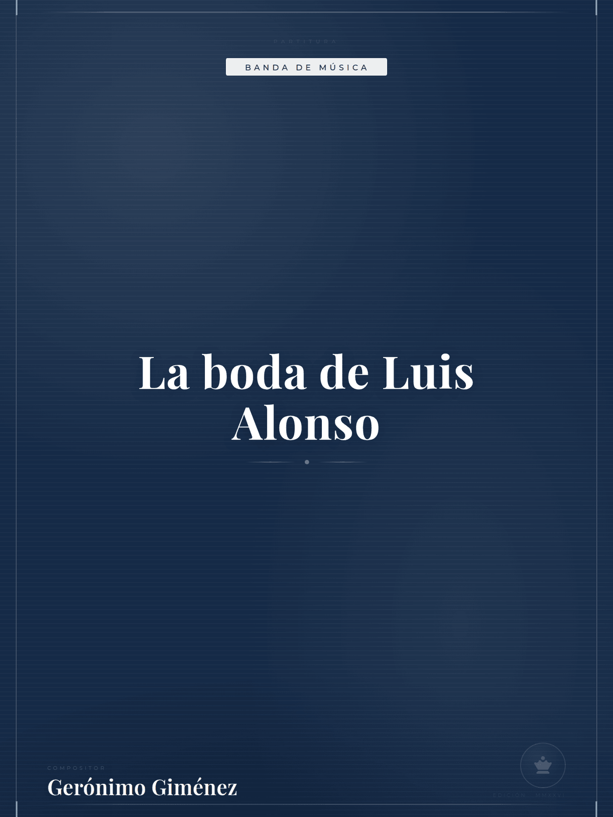 Portada de La boda de Luis Alonso
