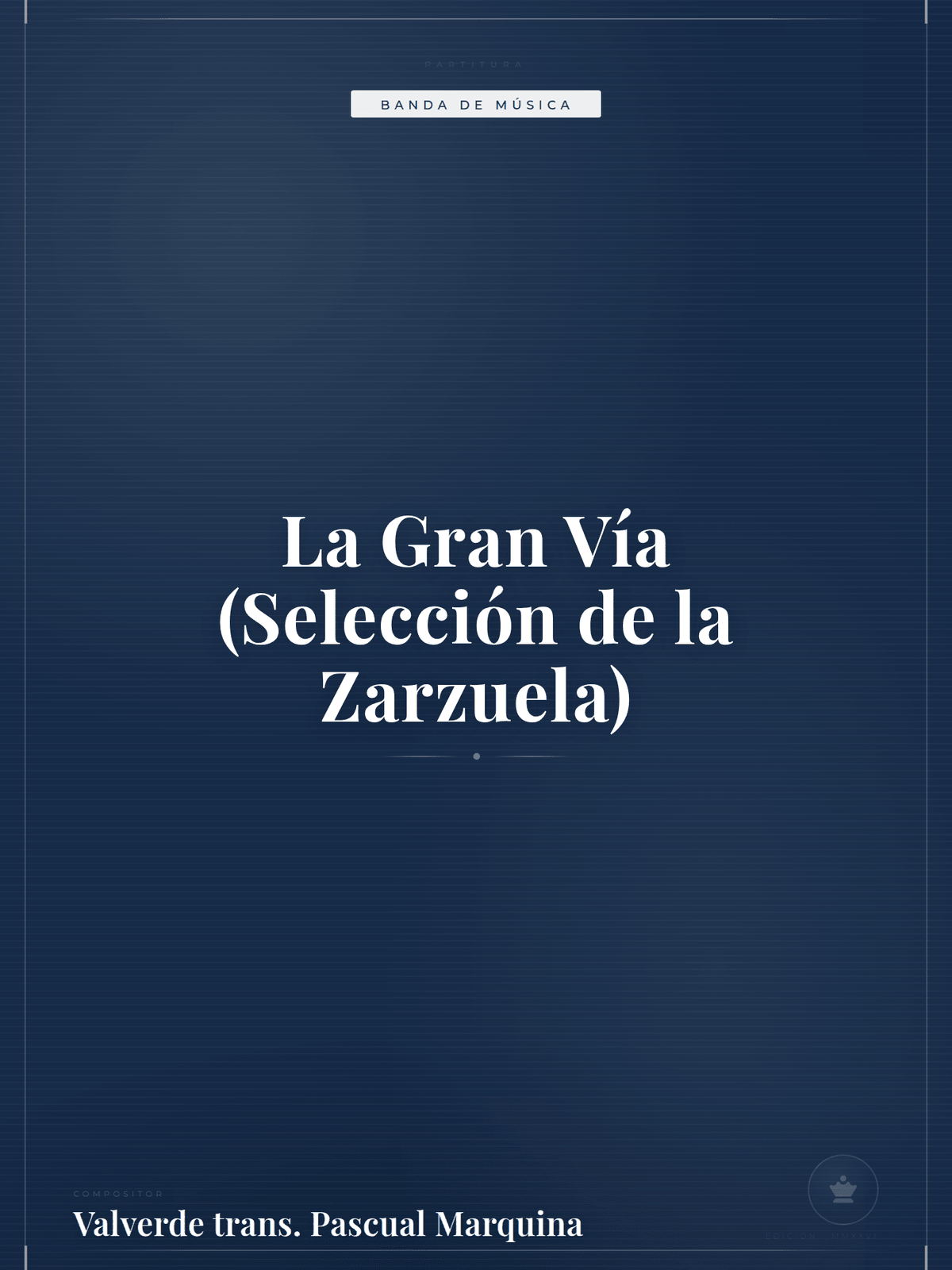 Portada de La Gran Vía (Selección de la Zarzuela)