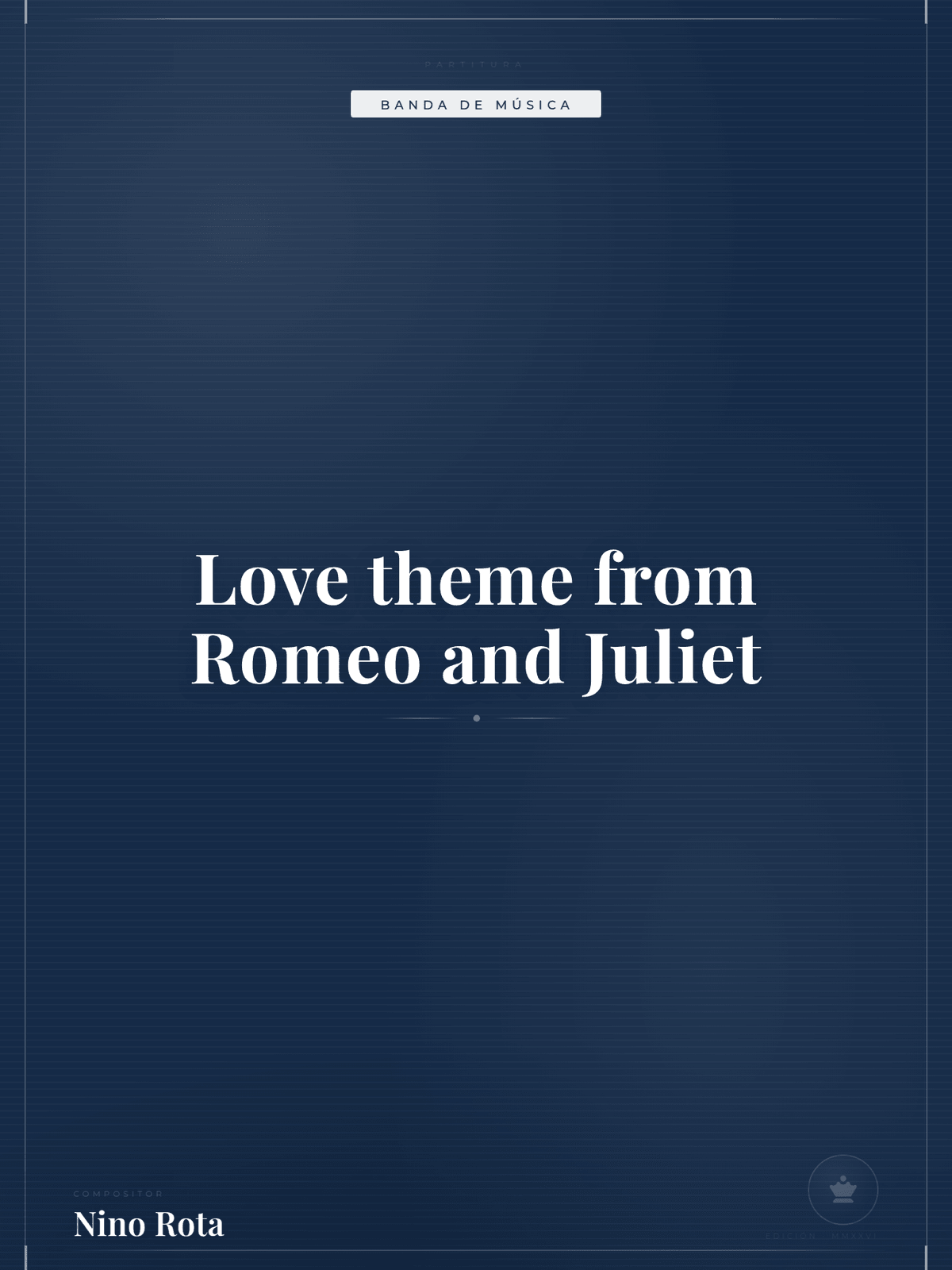 Portada de Love theme from Romeo and Juliet