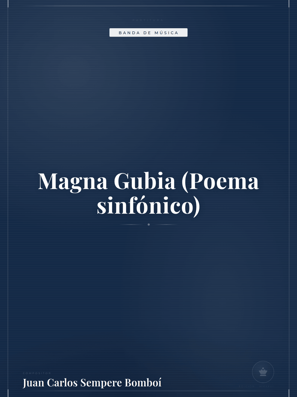 Portada de Magna Gubia (Poema sinfónico)