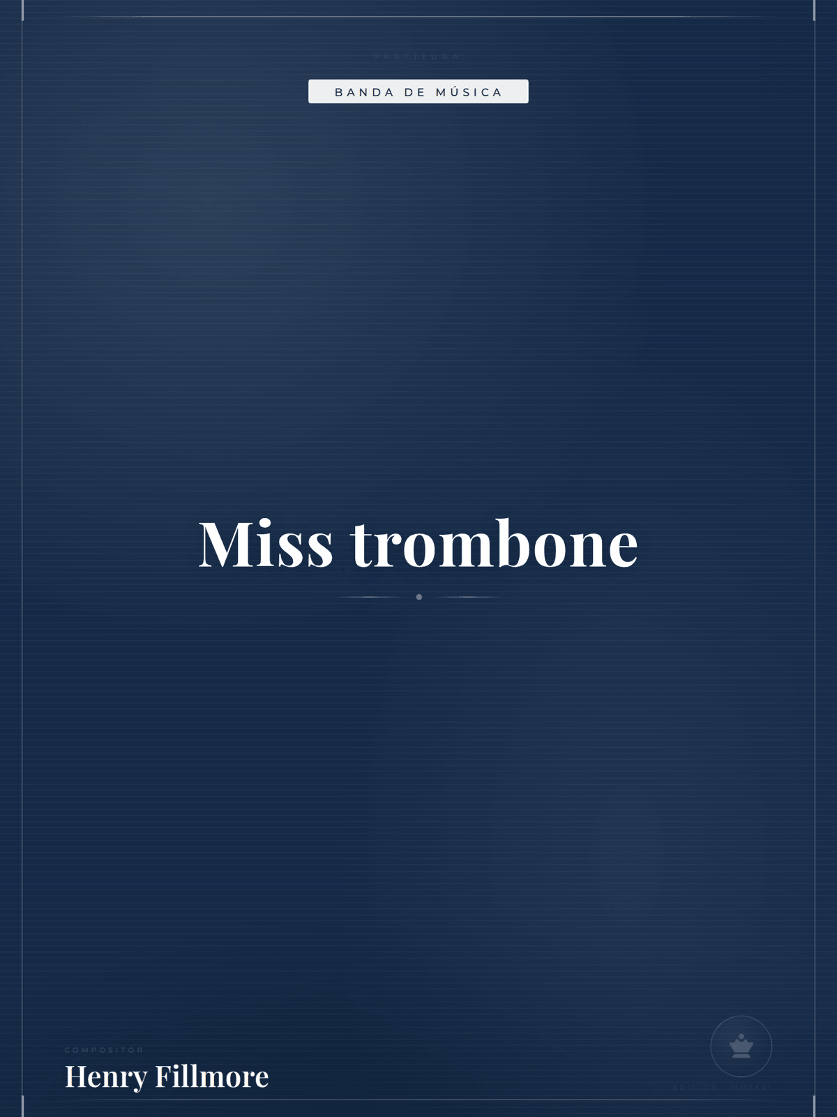 Portada de Miss trombone