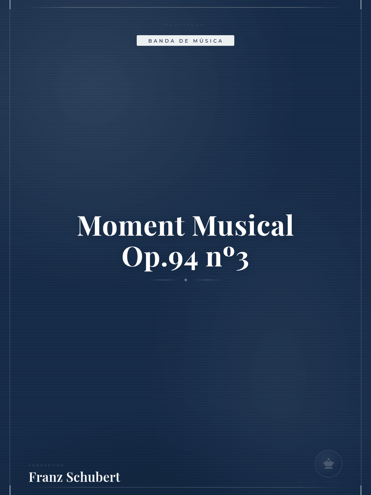 Portada de Moment Musical Op.94 nº3