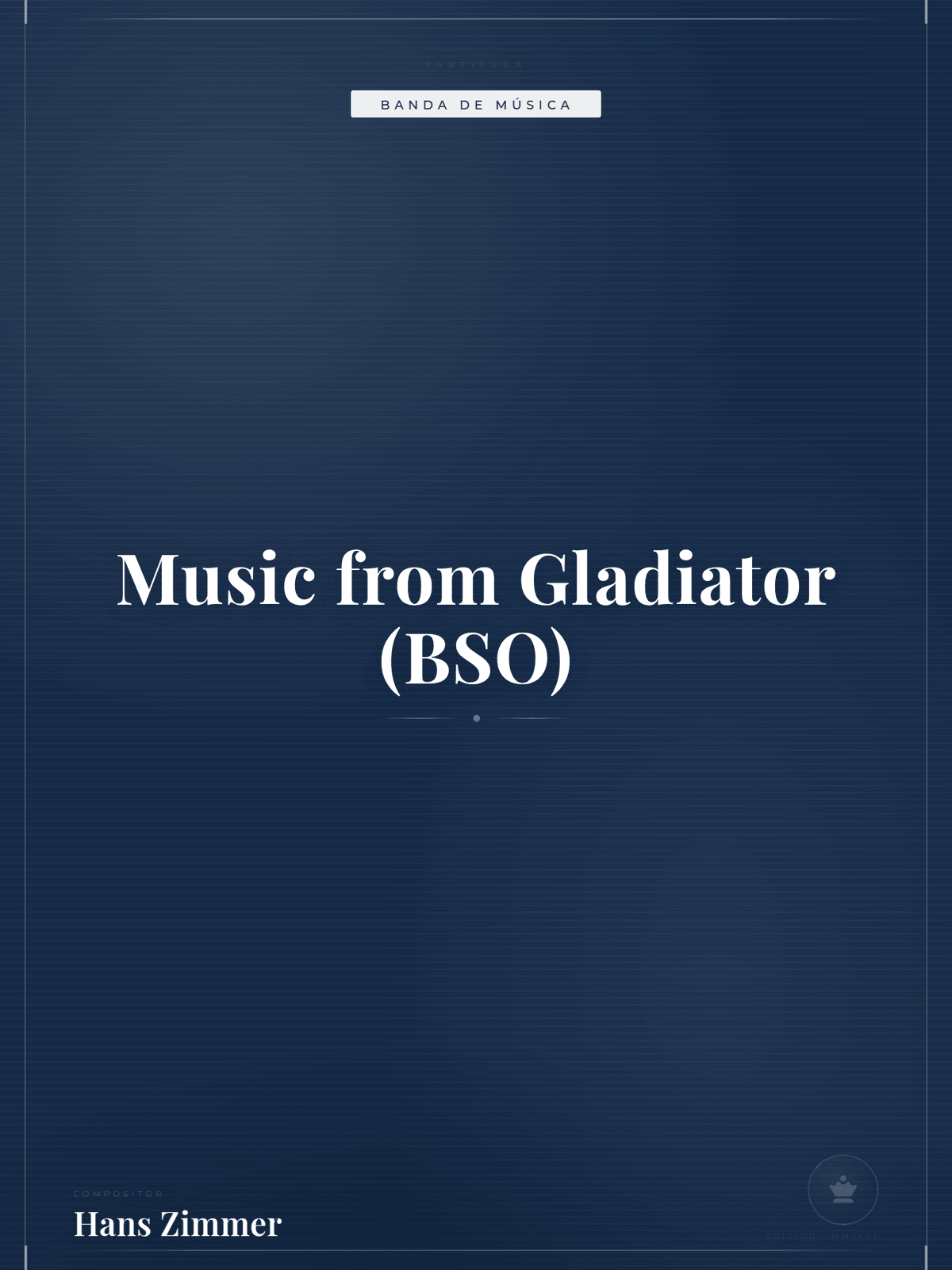 Portada de Music from Gladiator (BSO)