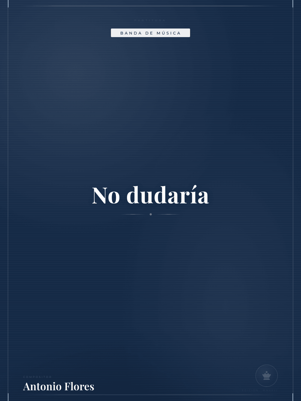 Portada de No dudaría