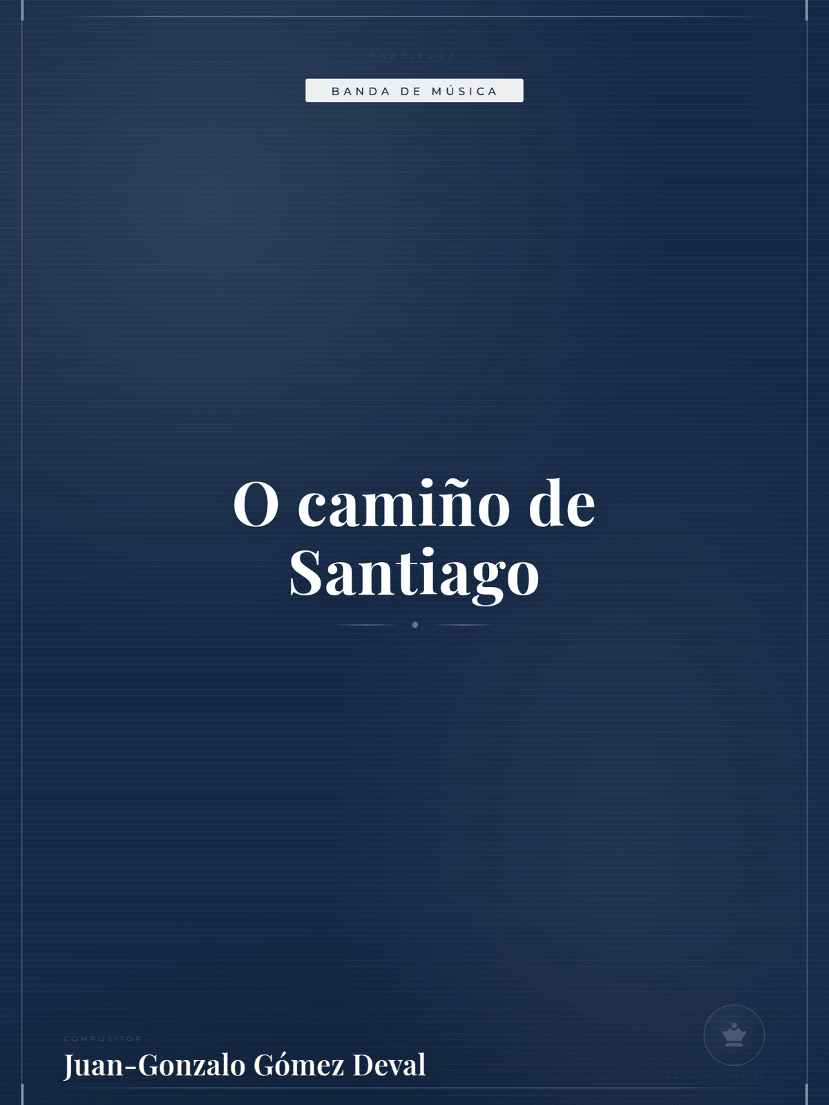 Portada de O camiño de Santiago