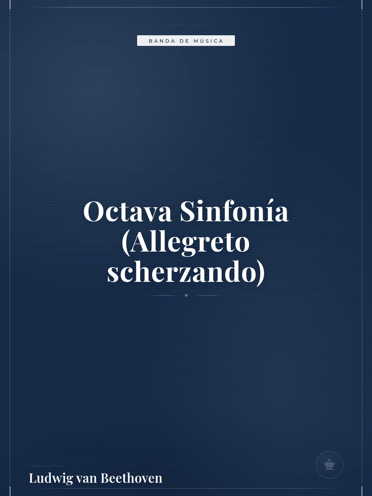 Portada de Octava Sinfonía (Allegreto scherzando)