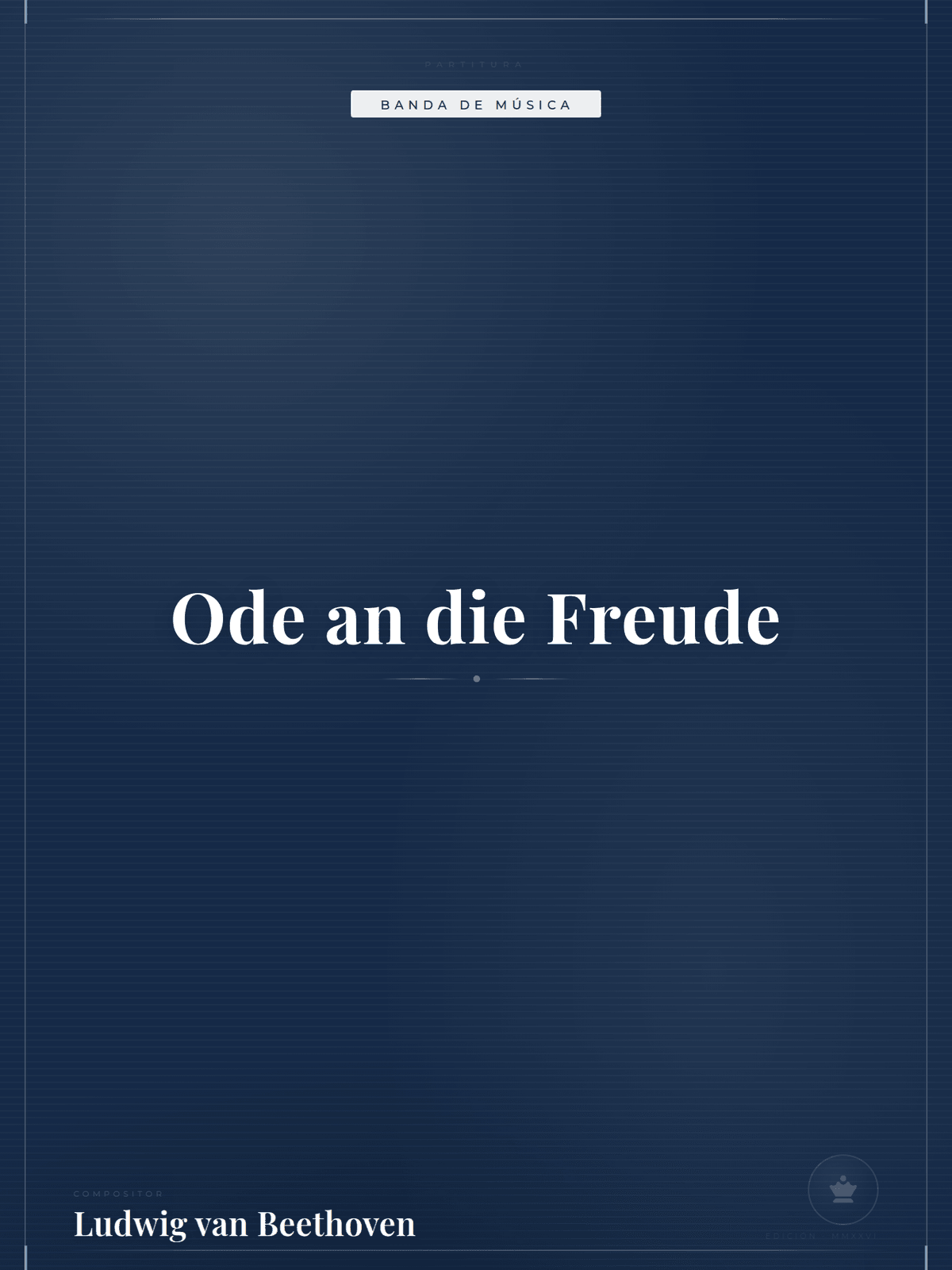 Portada de Ode an die Freude