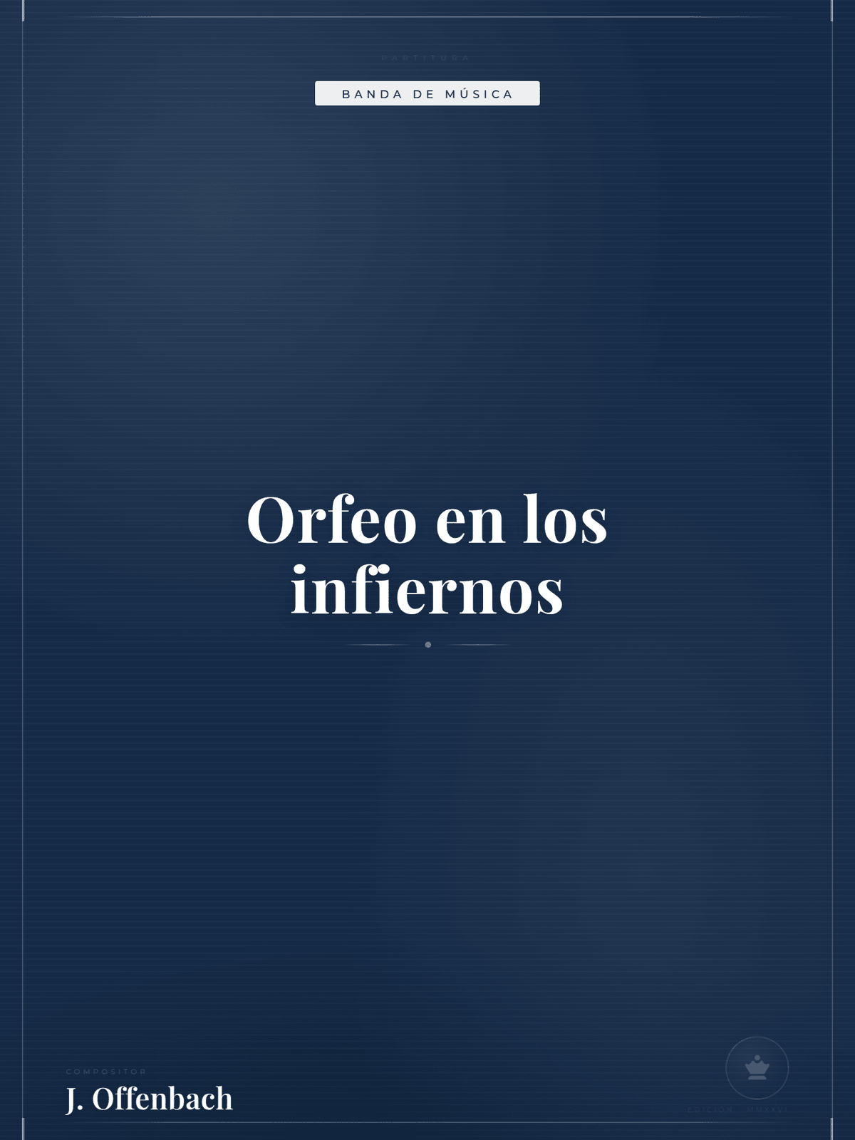 Portada de Orfeo en los infiernos