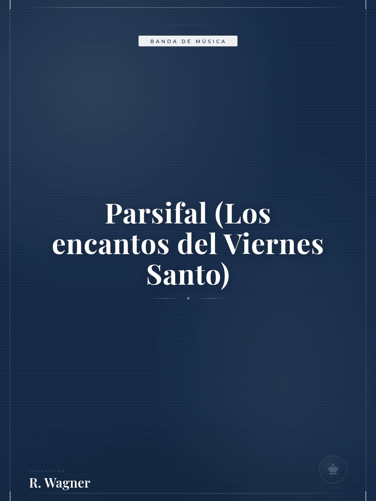 Portada de Parsifal (Los encantos del Viernes Santo)