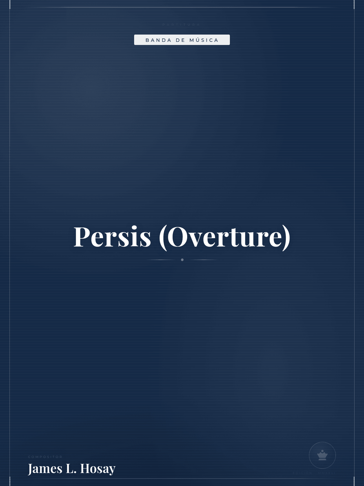 Portada de Persis (Overture)
