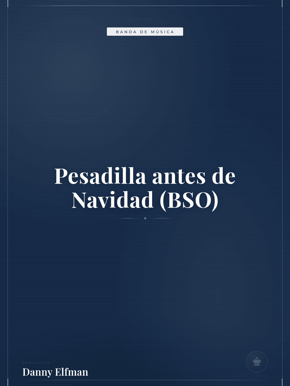 Portada de Pesadilla antes de Navidad (BSO)
