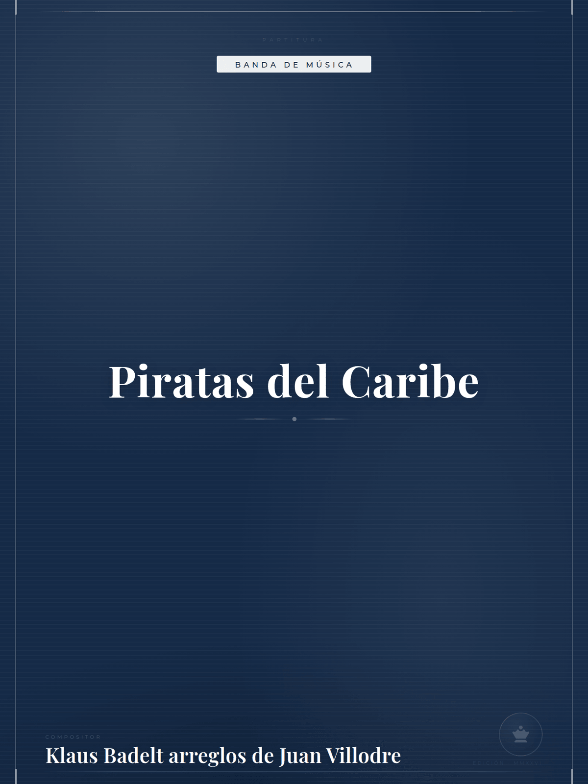 Portada de Piratas del Caribe