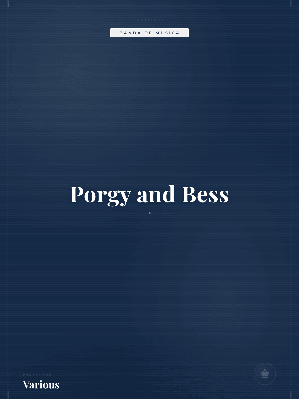 Portada de Porgy and Bess