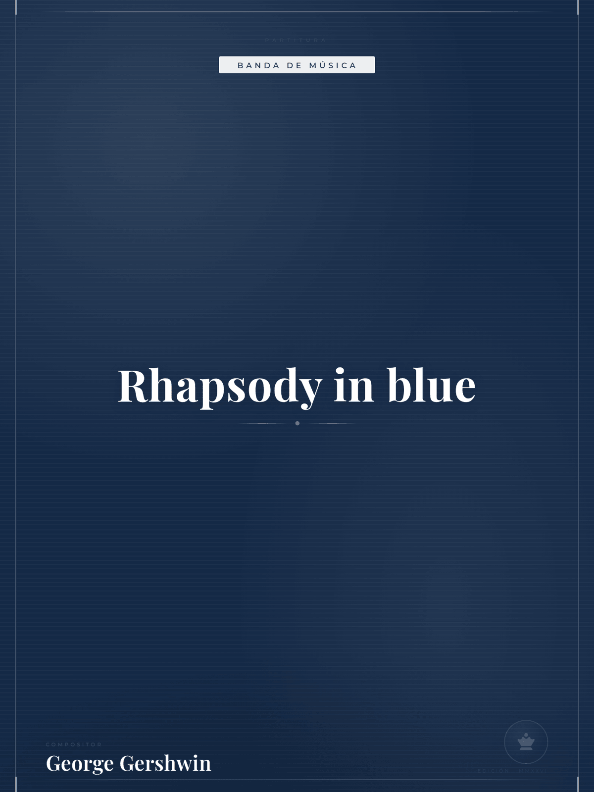 Portada de Rhapsody in blue