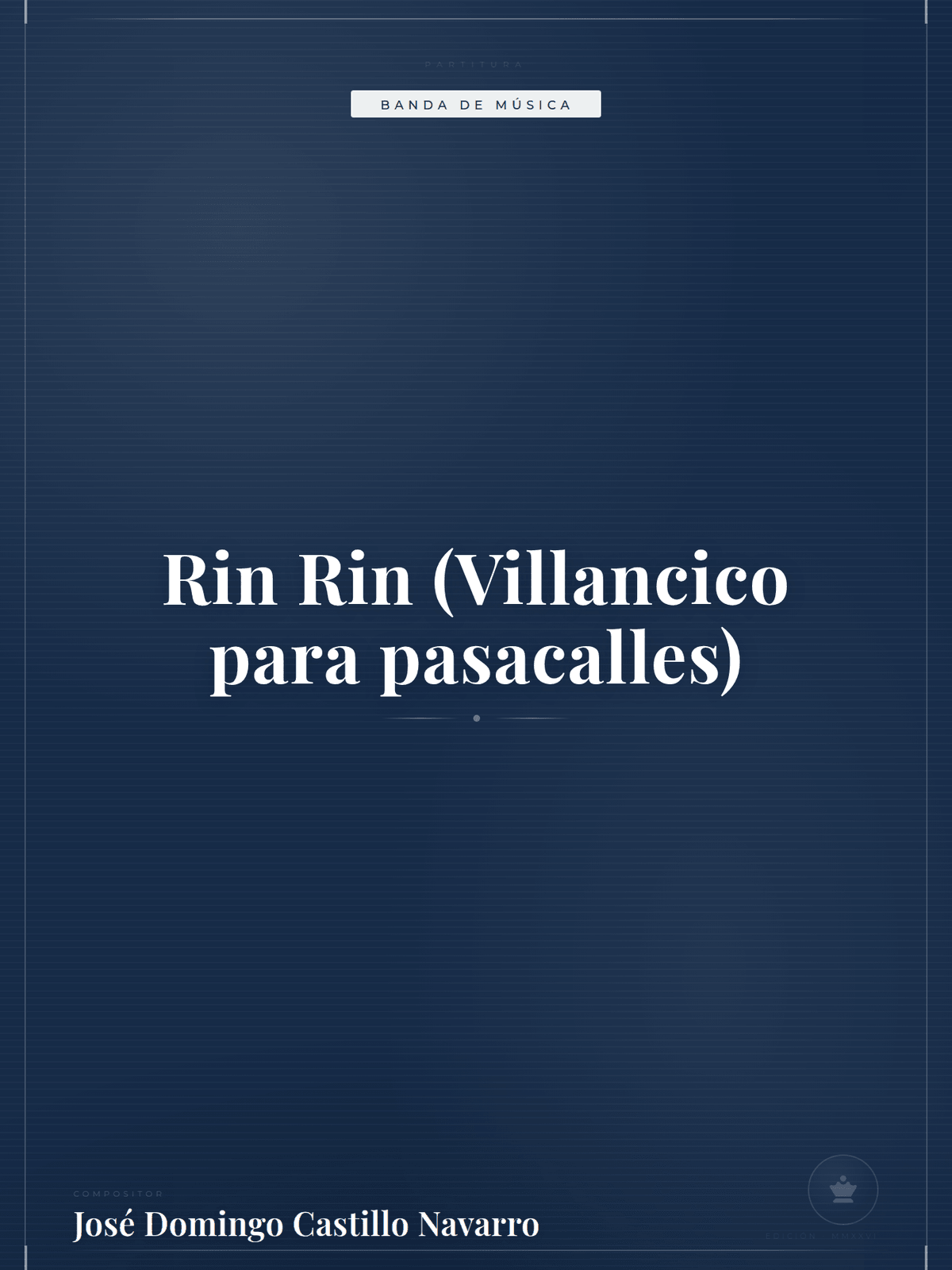 Portada de Rin Rin (Villancico para pasacalles)