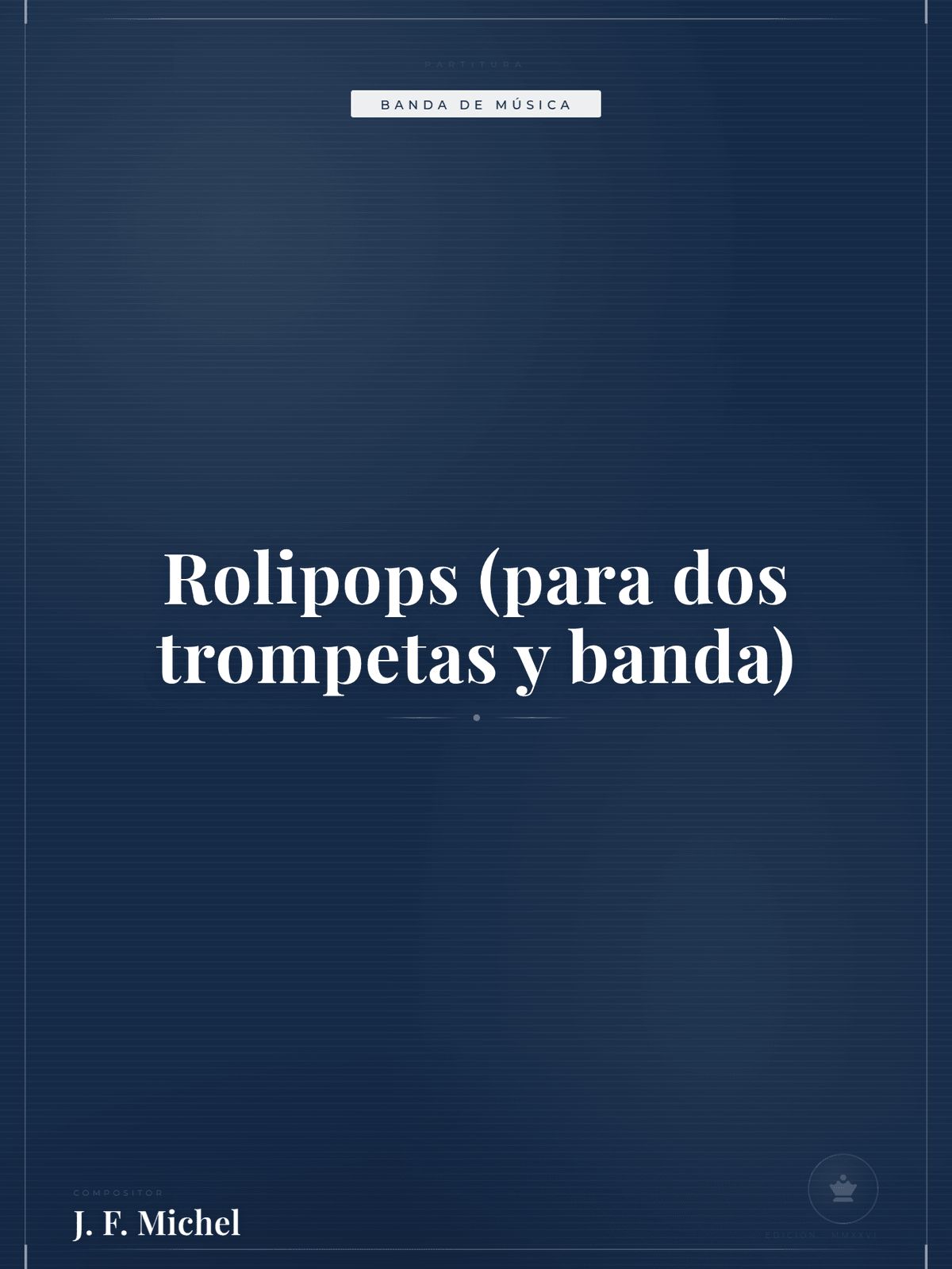 Portada de Rolipops (para dos trompetas y banda)