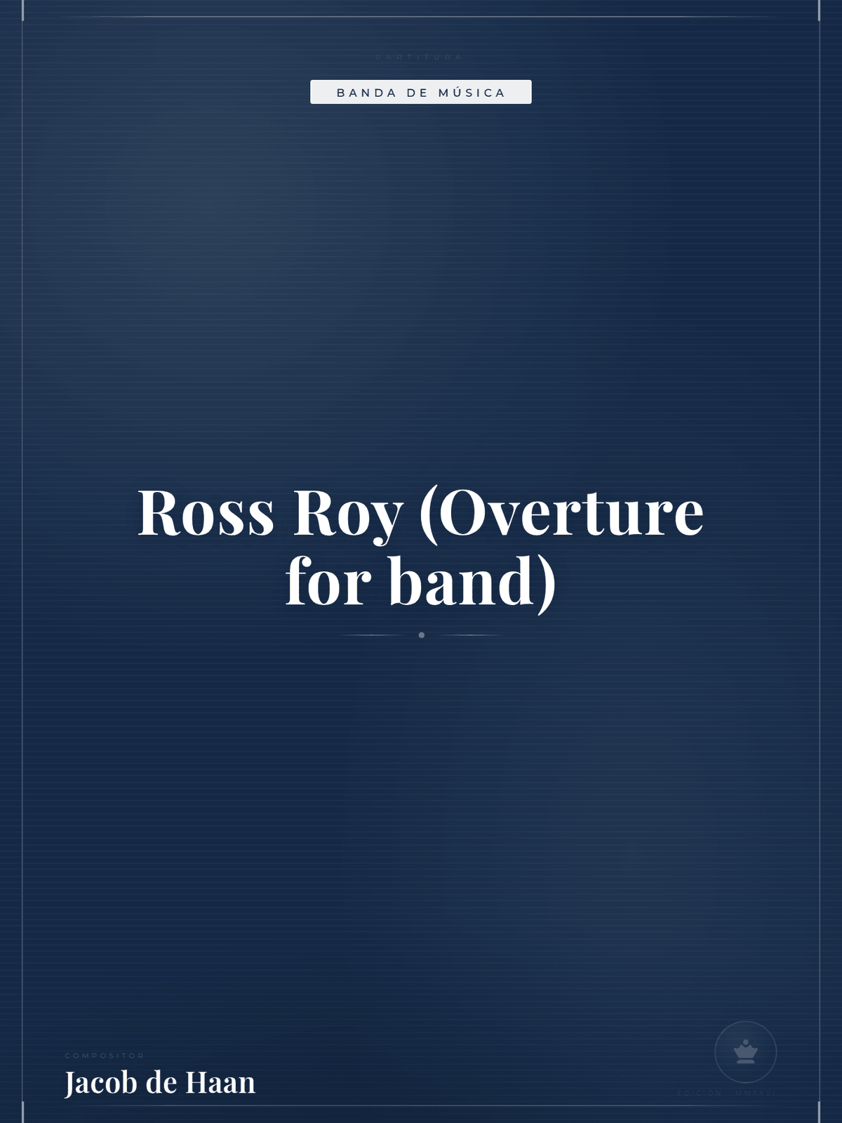 Portada de Ross Roy (Overture for band)