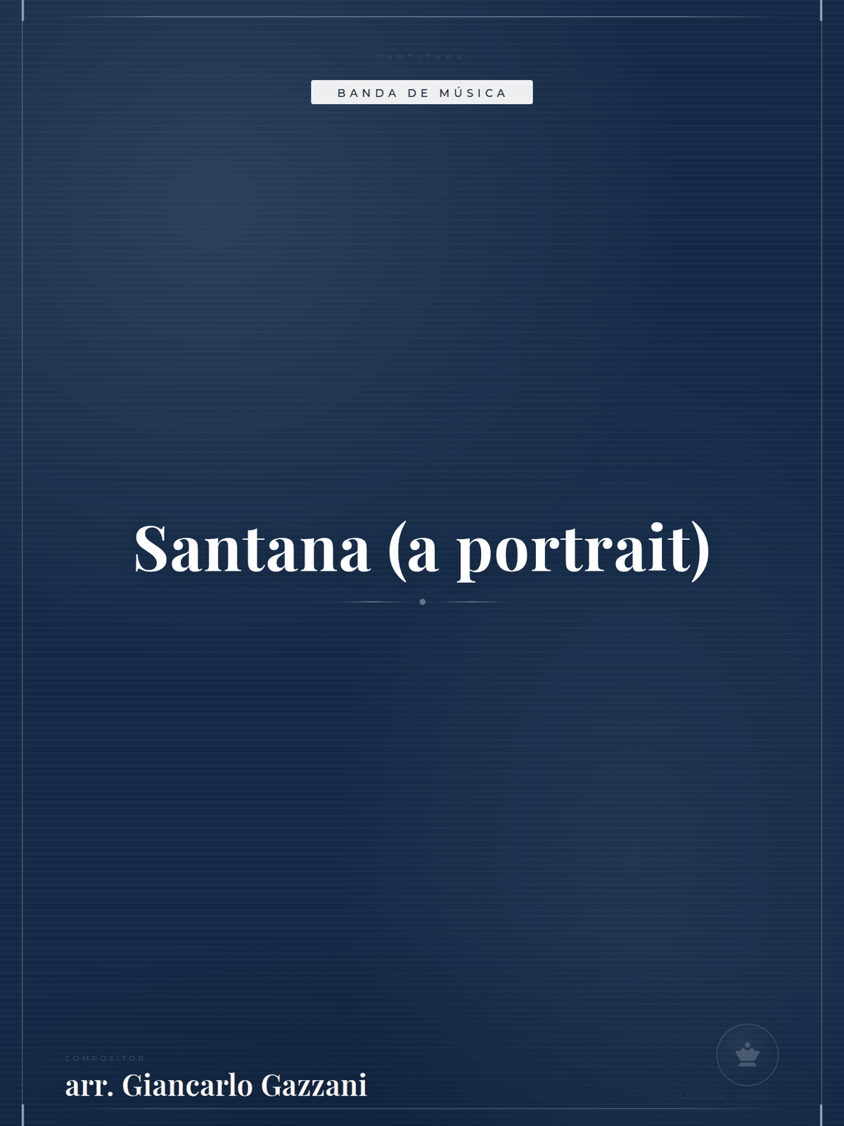 Portada de Santana (a portrait)