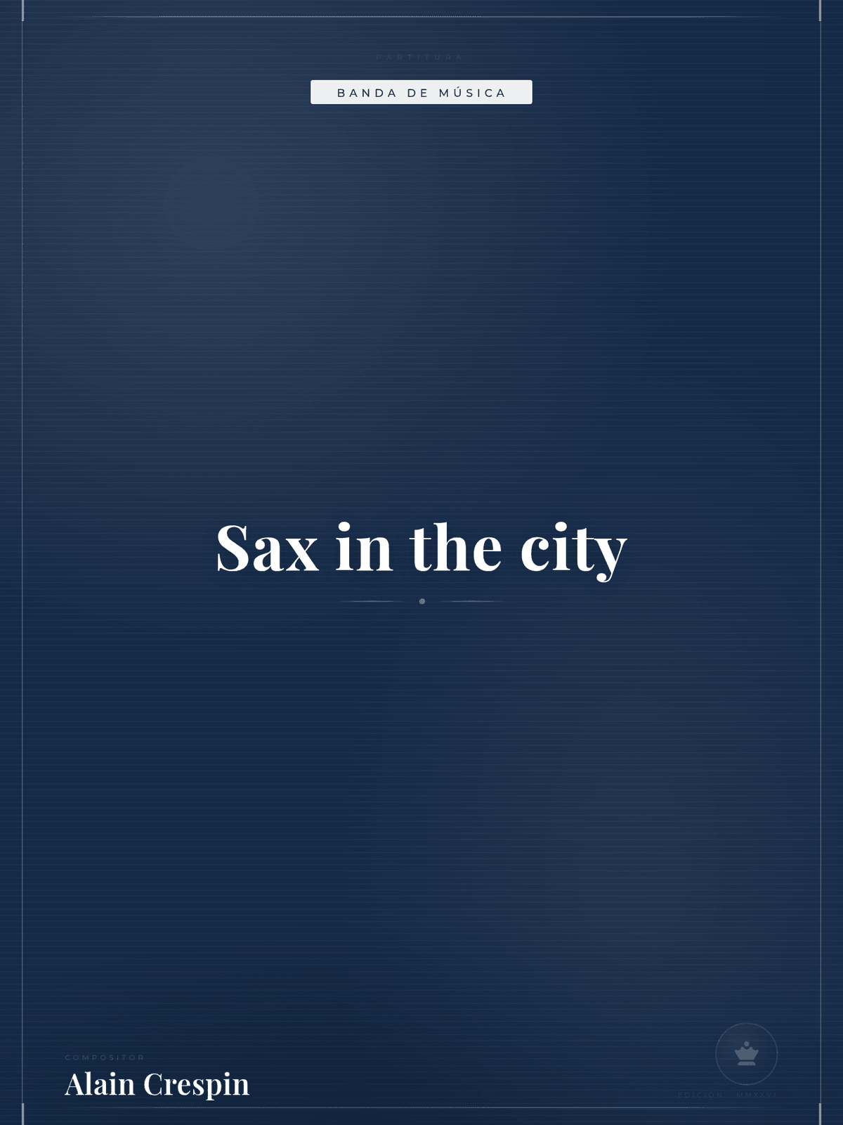 Portada de Sax in the city